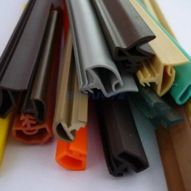 耐热防水 UTHF 形状硬质柔性塑料 PVC 橡胶门密封条