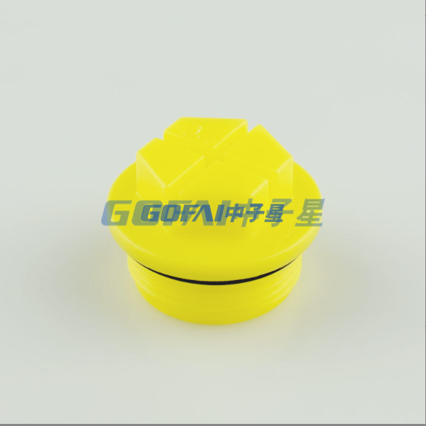 带 O 型圈的 HDPE 外六角十字螺纹堵头